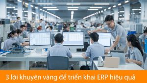 3 lời khuyên vàng để triển khai ERP hiệu quả