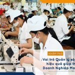 Vai trò Quản lý sản xuất hiệu quả giúp trong Doanh Nghiệp May Mặc