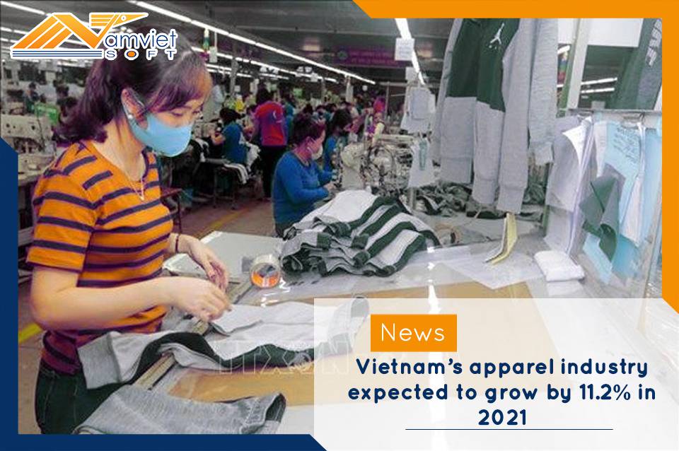 Vietnam’s apparel industry expected to grow by 11.2% in 2021