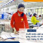 Xuất khẩu dệt may, da giày nhiều tín hiệu tích cực ngay từ đầu năm