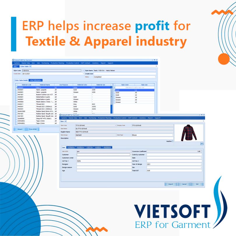 ERP helps increase profit for Textile and Apparel industry