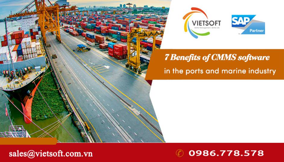7 Benefits of CMMS software in the ports and marine industry