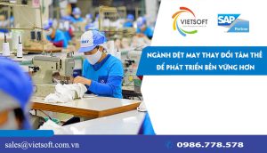 Ngành dệt may thay đổi tâm thế để phát triển bền vững hơn