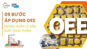 09 bước áp Dụng OEE Trong Quản Lý Sản Xuất thực phẩm