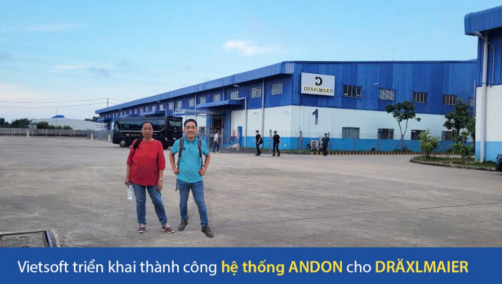 Vietsoft triển khai thành công hệ thống ANDON cho DRÄXLMAIER