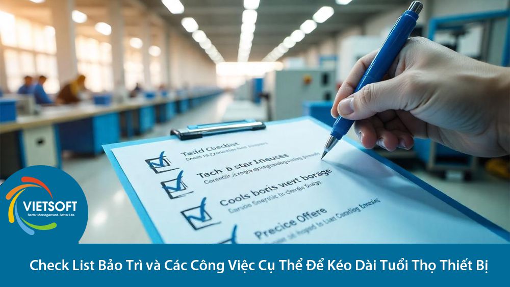 Check List Bảo Trì và Các Công Việc Cụ Thể Để Kéo Dài Tuổi Thọ Thiết Bị