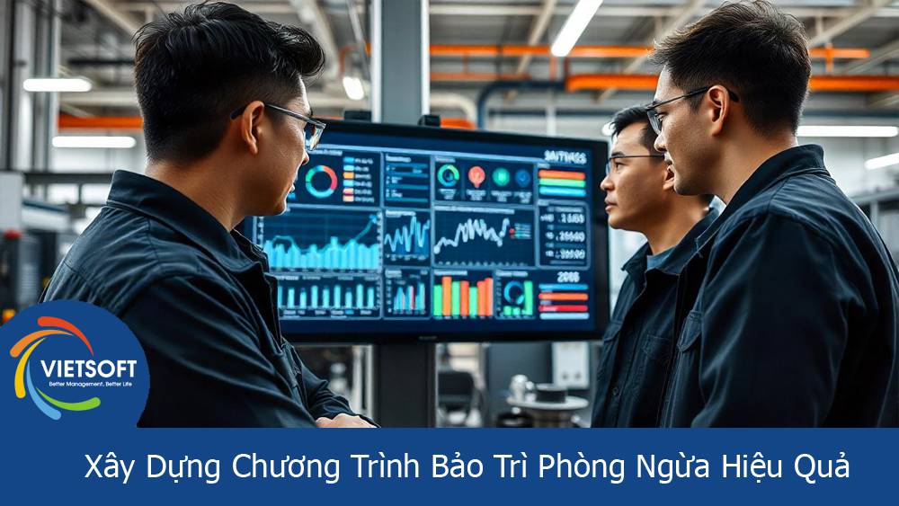 Bạn đã bao giờ tự hỏi tại sao bảo trì phòng ngừa lại quan trọng đến vậy trong việc duy trì hiệu quả và kéo dài tuổi thọ của thiết bị? Hãy tưởng tượng một hệ thống máy móc vận hành trơn tru, đảm bảo quy trình sản xuất không gián đoạn chính là yếu tố đại diện cho sự phát triển bền vững của các doanh nghiệp sản xuất. Bảo trì phòng ngừa không chỉ là sửa chữa khi thiết bị hỏng hóc mà là cách chăm sóc chủ động, giúp giảm thiểu rủi ro và tối ưu hóa năng suất. Theo thống kê, bảo trì định kỳ có thể giảm thời gian ngừng hoạt động lên đến 35% và tăng năng suất lên 25%. Trong bài viết này, chúng ta sẽ đi sâu vào cách xây dựng chương trình bảo trì phòng ngừa hiệu quả, giúp doanh nghiệp của bạn vận hành bền vững và an toàn hơn. 1. Bảo trì phòng ngừa (Preventive Maintenance) là gì? Bảo trì phòng ngừa (Preventive Maintenance) là một chiến lược bảo trì chủ động, thực hiện các công việc định kỳ nhằm đảm bảo thiết bị hoạt động tối ưu, giảm thiểu rủi ro hỏng hóc bất ngờ. Khác với bảo trì sửa chữa (Corrective Maintenance), bảo trì phòng ngừa không đợi đến khi xảy ra sự cố mà dựa trên lịch trình hoặc dữ liệu để ngăn ngừa các vấn đề trước khi chúng trở nên nghiêm trọng. Một chương trình bảo trì phòng ngừa hiệu quả thường bao gồm: Xác định danh sách tài sản cần bảo trì. Lập kế hoạch và lịch trình bảo trì. Đánh giá hiệu quả và cải tiến chương trình theo thời gian. 2. Lợi ích khi xây dựng chương trình bảo trì phòng ngừa hiệu quả Giảm thời gian ngừng hoạt động: Loại bỏ nguy cơ sự cố đột xuất. Tiết kiệm chi phí: Phát hiện sớm các vấn đề nhỏ, tránh chi phí sửa chữa lớn. Tăng tuổi thọ thiết bị: Duy trì thiết bị trong tình trạng tốt nhất. Đảm bảo an toàn lao động: Giảm thiểu rủi ro từ thiết bị không đạt tiêu chuẩn. 3. Sự khác biệt giữa bảo trì phòng ngừa và bảo trì dự đoán Bảo trì phòng ngừa và bảo trì dự đoán đều là chiến lược bảo trì chủ động. Tuy nhiên, bảo trì dự đoán sử dụng các công nghệ hiện đại như trí tuệ nhân tạo (AI), Internet of Things (IoT) và phân tích dữ liệu để dự đoán thời điểm thiết bị cần bảo trì, mang lại hiệu quả tối ưu hơn trong một số trường hợp. Ví dụ: Bảo trì phòng ngừa sẽ kiểm tra thiết bị định kỳ 3 tháng/lần, trong khi bảo trì dự đoán chỉ thực hiện khi cảm biến phát hiện dấu hiệu bất thường. 4. Các Loại Bảo Trì Phòng Ngừa (Types of Preventive Maintenance) Bảo trì phòng ngừa có thể được phân loại thành hai hình thức chính: dựa trên thời gian (time-based) và dựa trên mức sử dụng (usage-based). a. Bảo Trì Phòng Ngừa Dựa Trên Thời Gian (Time-Based Preventive Maintenance) Hình thức này lên lịch bảo trì dựa trên các khuyến nghị của nhà sản xuất hoặc các tiêu chuẩn kỹ thuật theo khoảng thời gian cố định, chẳng hạn như hàng tháng, hàng quý hoặc hàng năm. Ví dụ: Thay dầu động cơ mỗi 3 tháng/lần. Kiểm tra an toàn điện mỗi năm một lần. Ưu điểm của phương pháp này là dễ lập lịch trình và thực hiện. Tuy nhiên, nó có thể gây lãng phí tài nguyên nếu lịch bảo trì không thực sự phù hợp với mức độ sử dụng thực tế của thiết bị. b. Bảo Trì Phòng Ngừa Dựa Trên Mức Sử Dụng (Usage-Based Preventive Maintenance) Đối với hình thức này, lịch bảo trì được thiết lập dựa trên số liệu thực tế như chỉ số đo đồng hồ (meter readings), số giờ hoạt động, hoặc số chu kỳ sản xuất. Ví dụ: Thay lưỡi dao cắt sau khi máy chạy 500 giờ. Bảo dưỡng thiết bị thủy lực sau 1.000 chu kỳ hoạt động. Phương pháp này mang tính chính xác cao hơn, đảm bảo các nhiệm vụ bảo trì được thực hiện khi cần thiết, giảm thiểu lãng phí và kéo dài tuổi thọ của thiết bị. 5. Các Nhóm Nhiệm Vụ Bảo Trì trong chương trình bảo trì phòng ngừa Ngoài ra, các nhiệm vụ bảo trì phòng ngừa cũng được chia thành ba nhóm cụ thể dựa trên tính chất và mục đích để tối ưu hóa hiệu quả quản lý như sau: a. Nhiệm Vụ Kiểm Tra Định Hướng (Inspection-Oriented Tasks) Nếu kết quả từ một lần kiểm tra trước đó yêu cầu thực hiện thêm nhiệm vụ, thì đây được gọi là nhiệm vụ kiểm tra định hướng. Ví dụ: Trong một đợt kiểm tra máy nén khí, phát hiện một bộ lọc bị tắc nghẽn dẫn đến việc tạo ra lệnh công việc mới để thay bộ lọc đó. b. Nhiệm Vụ Định Hướng Công Việc (Task-Oriented Tasks) Đây là các nhiệm vụ mà các sửa chữa nhỏ được thực hiện ngay trong lần kiểm tra ban đầu. Ví dụ: Thay vòng đệm bị rò rỉ ngay tại thời điểm phát hiện trong quá trình kiểm tra định kỳ. c. Nhiệm Vụ Tích Lũy Bảo Trì (Pyramiding Maintenance Tasks) Khi đội ngũ bảo trì không thể hoàn thành nhiệm vụ đúng thời hạn do thiếu thời gian hoặc có công việc khẩn cấp khác, nhiệm vụ này sẽ được dời lại. Nếu ngày thực hiện ban đầu được ghi chú lại trong lịch sử tài sản, nhiệm vụ này được gọi là tích lũy bảo trì (pyramiding task). Ngược lại, nếu không ghi chú và không có ngày thực hiện cụ thể, nó được gọi là nhiệm vụ không tích lũy (non-pyramiding task). 7. 8 Bước xây dựng chương trình bảo trì phòng ngừa hiệu quả Để xây dựng chương trình bảo trì phòng ngừa (Preventive Maintenance - PM) hiệu quả, doanh nghiệp cần tuân thủ 8 bước cơ bản được chia thành các giai đoạn theo chu trình PDCA (Plan-Do-Check-Act). Việc kết hợp mô hình PDCA vào quy trình này giúp đảm bảo tính hệ thống, hiệu quả và khả năng cải tiến liên tục. Giai Đoạn 1: Plan (Lập kế hoạch) Bước 1: Lập Danh Sách Tài Sản (Create an Asset List) Bước đầu tiên trong bất kỳ chương trình bảo trì nào là hiểu rõ về các tài sản mà doanh nghiệp sở hữu. Điều này bao gồm: Liệt kê toàn bộ tài sản cần bảo trì, từ máy móc sản xuất đến các thiết bị hỗ trợ. Phân loại tài sản dựa trên các yếu tố như: tầm quan trọng, tần suất sử dụng, giá trị kinh tế, và rủi ro khi gặp sự cố. Xây dựng cơ sở dữ liệu về tài sản bao gồm thông tin chi tiết: số serial, năm sản xuất, trạng thái hiện tại, hướng dẫn bảo trì của nhà sản xuất, v.v. Bước 2: Xác Định Mức Độ Ưu Tiên (Identify Your Priorities) Không phải tất cả tài sản đều có vai trò quan trọng như nhau. Do đó bước này doanh nghiệp cần: Phân tích mức độ ảnh hưởng của từng tài sản đối với hoạt động sản xuất hoặc dịch vụ. Xác định các tài sản "thiết yếu" (critical assets) – những tài sản mà nếu hỏng hóc sẽ gây gián đoạn nghiêm trọng. Thiết lập các tiêu chí đánh giá rủi ro như: thời gian dừng hoạt động (downtime), chi phí sửa chữa, và ảnh hưởng đến an toàn lao động. Ví dụ: Một máy in văn phòng hỏng có thể không ảnh hưởng nhiều, nhưng nếu máy sản xuất chính ngừng hoạt động, doanh nghiệp có thể thiệt hại hàng trăm triệu đồng mỗi giờ. Bước 3: Xác Định Các Nhiệm Vụ Bảo Trì Quan Trọng (Identify Critical Tasks) Dựa trên danh sách tài sản, cần xác định các nhiệm vụ bảo trì cần thiết để duy trì hoạt động của từng loại thiết bị. Ví dụ: Bảo dưỡng động cơ, kiểm tra mức dầu, vệ sinh định kỳ. Thay thế các linh kiện tiêu hao hoặc thực hiện kiểm tra an toàn. Đảm bảo nhiệm vụ bảo trì bao gồm cả các yêu cầu pháp lý hoặc tiêu chuẩn an toàn kỹ thuật. Bước 4: Xây Dựng Tần Suất Bảo Trì (Determine Maintenance Frequency) Tần suất bảo trì có thể thay đổi tùy thuộc vào mức độ sử dụng thiết bị, môi trường làm việc và tuổi đời máy móc. Tần suất bảo trì phụ thuộc vào nhiều yếu tố: Hướng dẫn từ nhà sản xuất. Dữ liệu sử dụng thực tế (ví dụ: số giờ vận hành). Mức độ quan trọng và điều kiện hoạt động của tài sản (môi trường khắc nghiệt, tải trọng cao, v.v.). Do đó, doanh nghiệp cần áp dụng nguyên tắc "kiểm tra thường xuyên nhưng không lãng phí nguồn lực," đảm bảo cân bằng giữa hiệu quả và chi phí. Giai Đoạn 2: Do (Thực hiện) Bước 5: Lập Kế Hoạch Bảo Trì và Danh Sách Kiểm Tra (Maintenance Checklist & Schedule) Kế hoạch bảo trì cần được chi tiết hóa để dễ dàng triển khai: Thiết lập lịch trình bảo trì cụ thể, bao gồm cả thời gian, người phụ trách và phương pháp thực hiện. Xây dựng danh sách kiểm tra (checklist) cho từng nhiệm vụ bảo trì. Checklist cần rõ ràng, dễ hiểu, và bao gồm các hạng mục quan trọng như: kiểm tra độ mài mòn, thay thế linh kiện, và hiệu chỉnh thiết bị. Một checklist rõ ràng sẽ giúp nhân viên kỹ thuật tuân thủ dễ dàng hơn, không bỏ sót bất kỳ công việc nào. Bước 6: Phối Hợp Với Đội Ngũ Bảo Trì Sự thành công của chương trình bảo trì phòng ngừa phụ thuộc vào đội ngũ thực hiện. Do đó để đảm bảo chương trình bảo trì phòng ngừa vận hành hiệu quả, thì doanh nghiệp cần thực hiện các công việc sau: Đào tạo nhân viên bảo trì về các nhiệm vụ mới, tần suất thực hiện, và tiêu chuẩn kỹ thuật. Đảm bảo sự phối hợp giữa các phòng ban liên quan như sản xuất, vận hành và quản lý chất lượng. Xây dựng kênh giao tiếp để cập nhật nhanh chóng tình trạng thiết bị và các vấn đề phát sinh. Giai Đoạn 3: Check (Kiểm tra) Bước 7: Đánh Giá Hiệu Quả Chương Trình Sau một thời gian thực hiện, cần đo lường và đánh giá hiệu quả của chương trình: Theo dõi các chỉ số quan trọng như: thời gian hoạt động (uptime), chi phí bảo trì, số lần hỏng hóc bất ngờ. Đánh giá dữ liệu từ các báo cáo bảo trì để phát hiện các vấn đề chưa được xử lý triệt để. Lắng nghe phản hồi từ đội ngũ bảo trì và người sử dụng thiết bị. Giai Đoạn 4: Act (Hành động cải tiến) Bước 8: Mở Rộng và Tối Ưu Hóa Chương Trình Chương trình bảo trì phòng ngừa cần được cập nhật liên tục để cải thiện và mở rộng: Bổ sung thêm các tài sản vào chương trình khi có nguồn lực hoặc khi thiết bị mới được đầu tư. Tối ưu hóa tần suất bảo trì dựa trên dữ liệu thực tế. Ví dụ: giảm tần suất cho các nhiệm vụ ít quan trọng hoặc tăng cường bảo trì cho thiết bị có rủi ro cao. Ứng dụng công nghệ quản lý hiện đại như phần mềm CMMS EcoMaint để tự động hóa lịch trình, theo dõi dữ liệu thời gian thực và cải tiến hiệu quả bảo trì. 8. Phần mềm quản lý bảo trì CMMS EcoMaint – Công cụ chiến lược cho xây dựng chương trình bảo trì phòng ngừa hiệu quả Việc xây dựng một chương trình bảo trì phòng ngừa hoàn chỉnh sẽ dễ dàng hơn rất nhiều khi sử dụng phần mềm CMMS chuyên nghiệp như EcoMaint. Với các tính năng vượt trội: Quản lý danh sách tài sản. Lên lịch bảo trì tự động. Theo dõi hiệu suất thiết bị theo thời gian thực. Phần mềm quản lý bảo trì thiết bị CMMS EcoMaint không chỉ giúp bạn tiết kiệm thời gian mà còn tối ưu chi phí, đảm bảo rằng doanh nghiệp luôn sẵn sàng đón đầu các thử thách trong quản lý bảo trì. Hãy bắt đầu hành trình bảo trì phòng ngừa ngay hôm nay! Xin vui lòng tham khảo giải pháp phần mềm quản lý bảo trì CMMS EcoMaint tại đây. Hoặc liên hệ để nhận tư vấn theo hotline: 0986778578 hoặc email sales@vietsoft.com.vn Kết Luận Một chương trình bảo trì phòng ngừa hiệu quả không chỉ giúp doanh nghiệp giảm chi phí sửa chữa, giảm thời gian dừng máy mà còn nâng cao hiệu suất và tuổi thọ của thiết bị. Việc áp dụng mô hình PDCA vào xây dựng chương trình bảo trì phòng ngừa không chỉ giúp chương trình có tính hệ thống mà còn đảm bảo sự cải tiến liên tục. Đặc biệt, với sự hỗ trợ từ phần mềm quản lý bảo trì CMMS EcoMaint, doanh nghiệp có thể dễ dàng triển khai và quản lý toàn bộ quy trình bảo trì phòng ngừa một cách khoa học và hiệu quả hơn. Hãy khám phá giải pháp này để đưa công tác bảo trì của bạn lên một tầm cao mới!