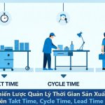 Chiến Lược Quản Lý Thời Gian Sản Xuất Dựa Trên Takt Time, Cycle Time, Lead Time Là Gì?