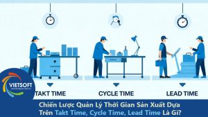 Chiến Lược Quản Lý Thời Gian Sản Xuất Dựa Trên Takt Time, Cycle Time, Lead Time Là Gì?