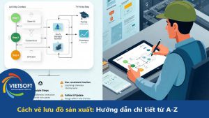 Cách vẽ lưu đồ sản xuất: Hướng dẫn chi tiết từ A-Z