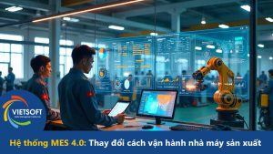 Hệ thống MES 4.0: Thay đổi cách vận hành nhà máy sản xuất thông minh