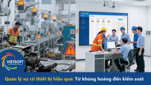 Quản lý sự cố thiết bị hiệu quả: Từ khủng hoảng đến kiểm soát