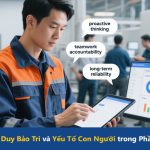 Vai Trò của Tư Duy Bảo Trì và Yếu Tố Con Người trong Phần Mềm CMMS