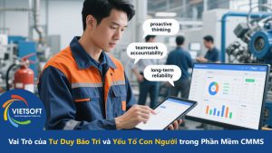 Vai Trò của Tư Duy Bảo Trì và Yếu Tố Con Người trong Phần Mềm CMMS