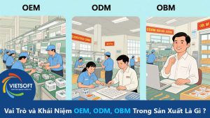 Vai Trò và Khái Niệm OEM, ODM, OBM Trong Sản Xuất Là Gì ?
