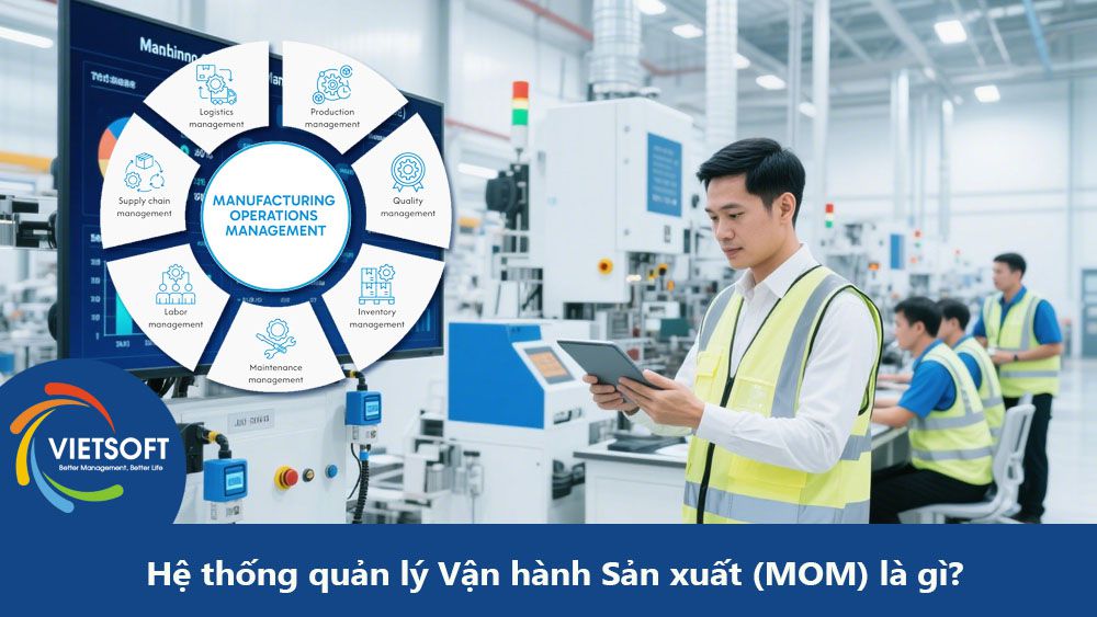 Hệ thống quản lý Vận hành Sản xuất (MOM) là gì? Vai trò và lợi ích trong quản lý sản xuất