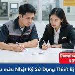 Download Miễn Phí - Biểu mẫu Nhật Ký Sử Dụng Thiết Bị