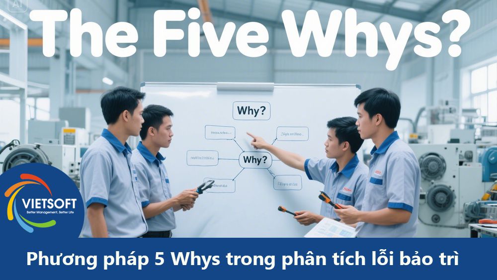 Phương pháp 5 Whys trong phân tích lỗi bảo trì