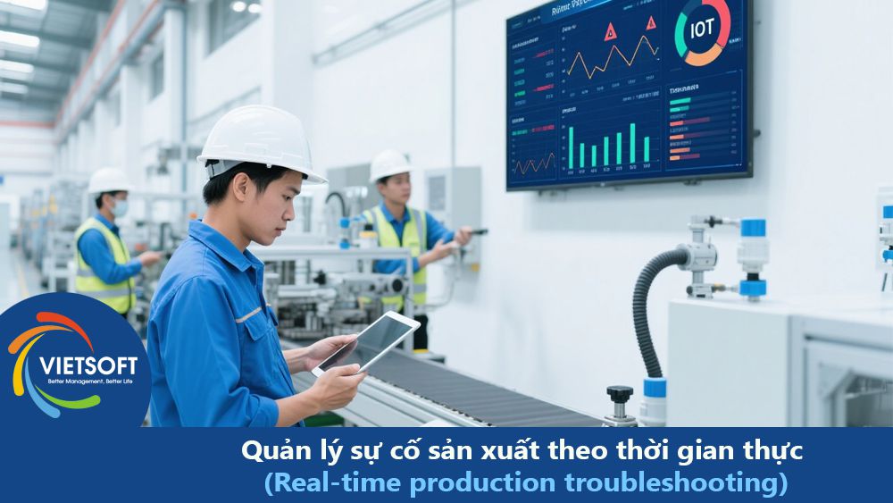 Quản lý sự cố sản xuất theo thời gian thực (Real-time production troubleshooting)