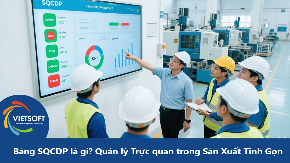 Bảng SQCDP là gì? Quản lý Trực quan trong Sản Xuất Tinh Gọn
