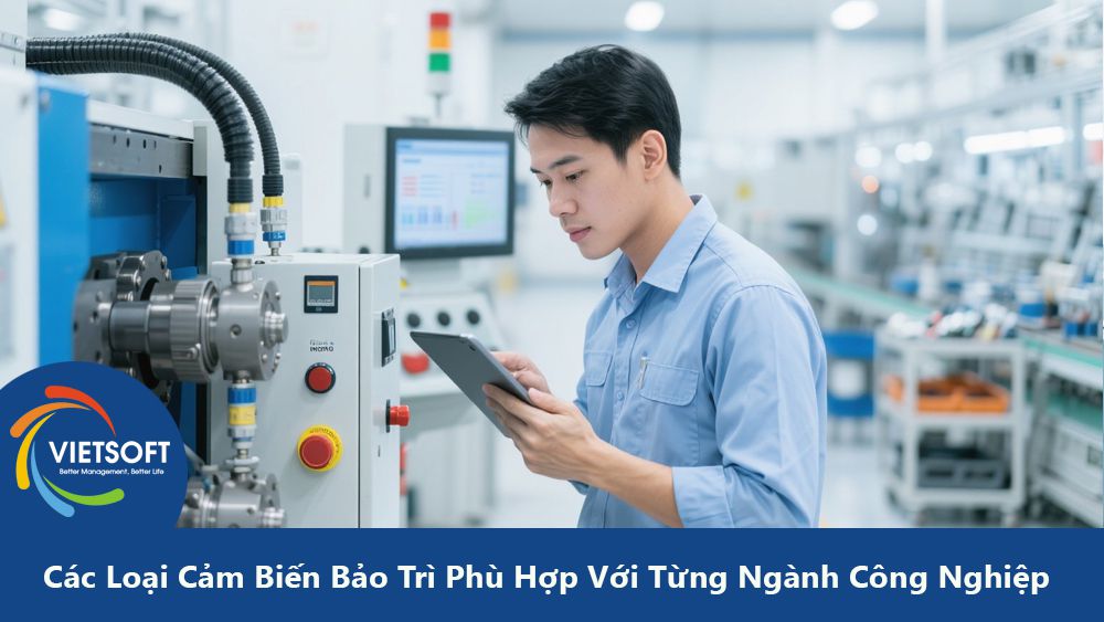 Các Loại Cảm Biến Bảo Trì Phù Hợp Với Từng Ngành Công Nghiệp