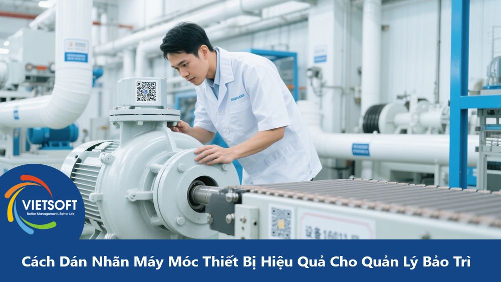 Cách Dán Nhãn Máy Móc Thiết Bị Hiệu Quả Cho Quản Lý Bảo Trì