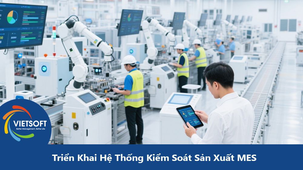 Triển Khai Hệ Thống Kiểm Soát Sản Xuất MES Cho Sản Xuất Hiện Đại