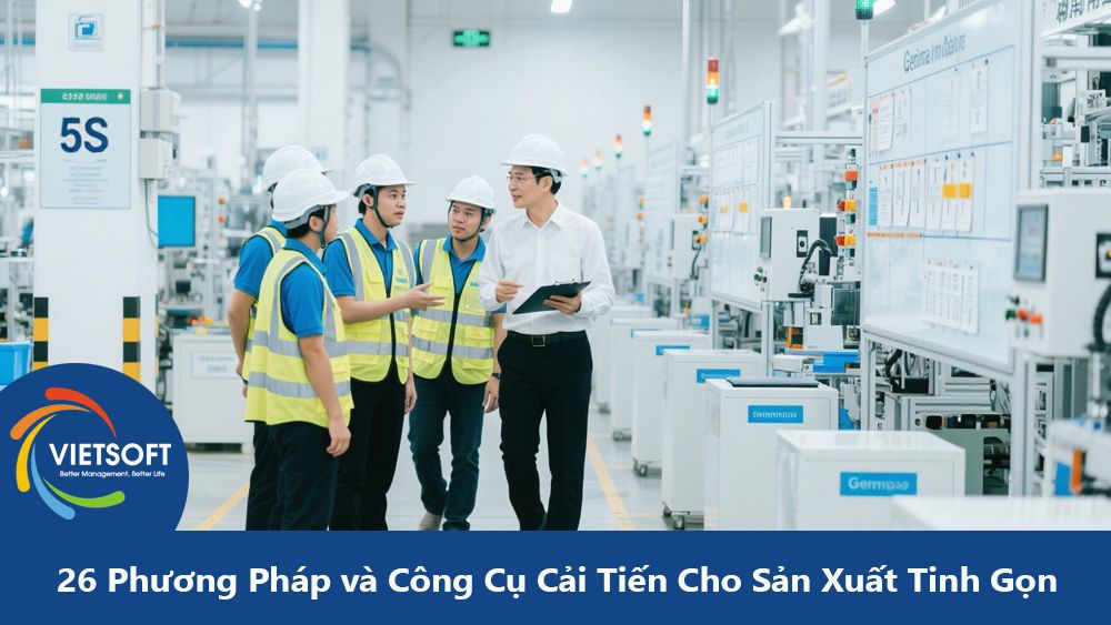 Tổng quan 26 Phương Pháp và Công Cụ Cải Tiến Cho Sản Xuất Tinh Gọn