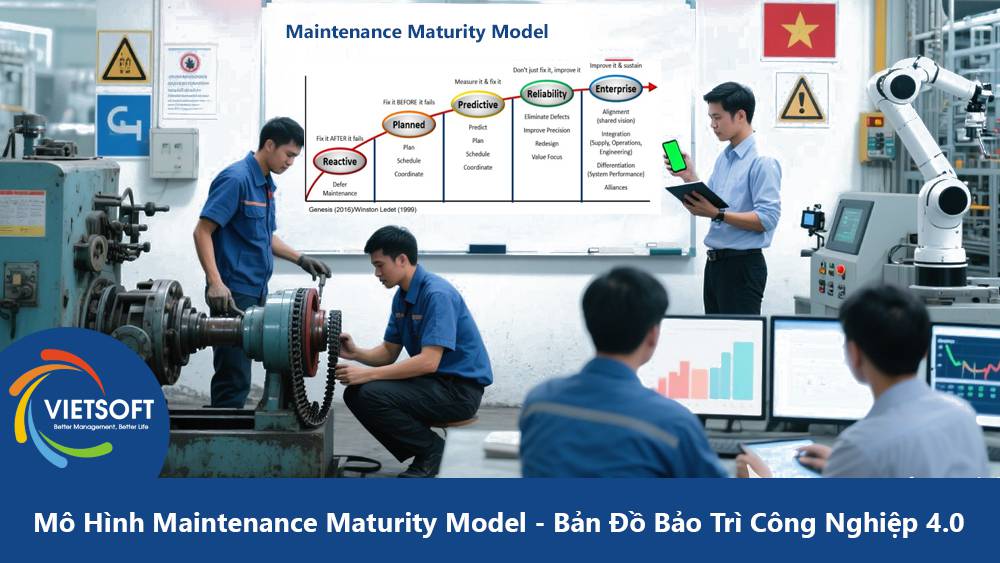 Mô Hình Maintenance Maturity Model - Bản Đồ Bảo Trì Công Nghiệp 4.0