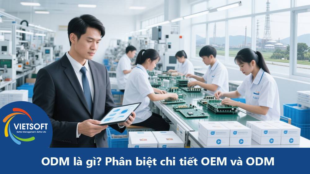 ODM là gì? Phân biệt chi tiết OEM và ODM trong sản xuất hiện đại
