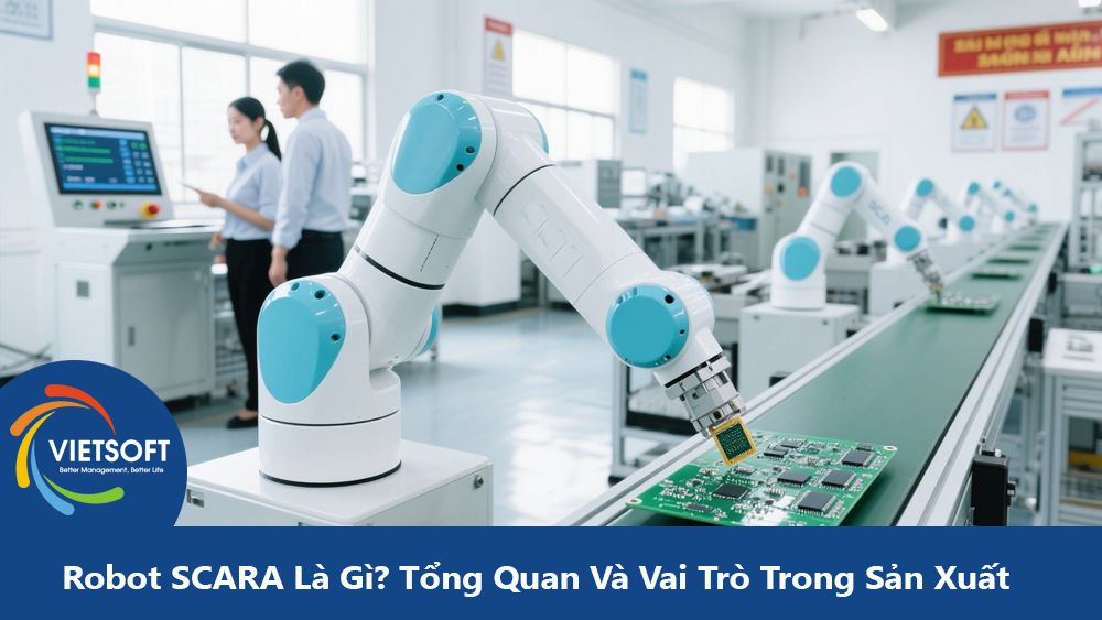 Robot SCARA Là Gì? Tổng Quan Và Vai Trò Trong Sản Xuất Hiện Đại