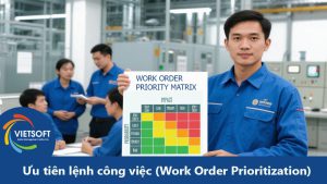 Vai trò của Ưu tiên lệnh công việc (Work Order Prioritization) với nhóm bảo trì