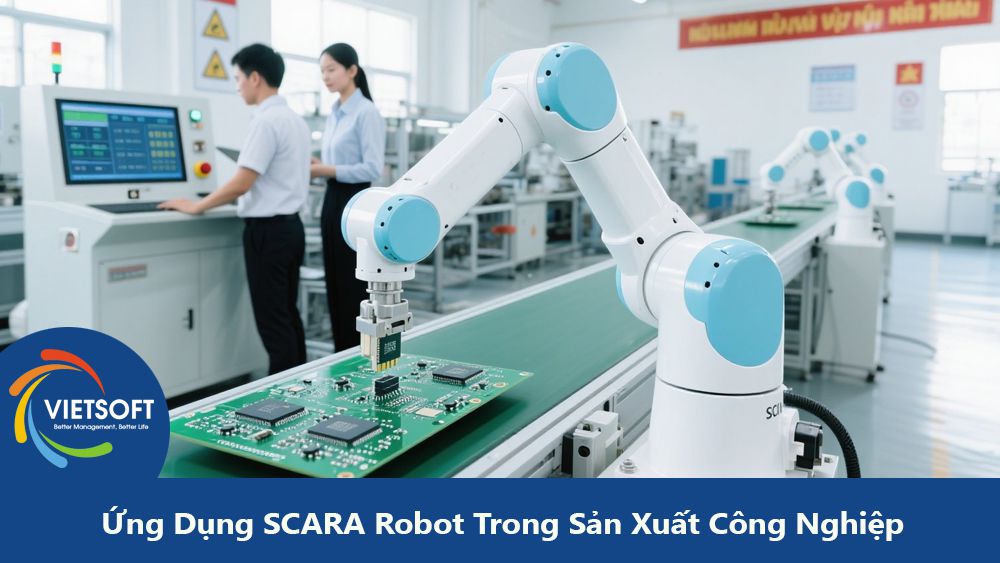 Ứng Dụng SCARA Robot Trong Sản Xuất Công Nghiệp Hiện Đại