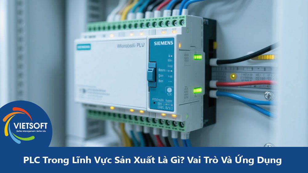 PLC Trong Lĩnh Vực Sản Xuất Là Gì? Vai Trò Và Ứng Dụng Thiết Yếu