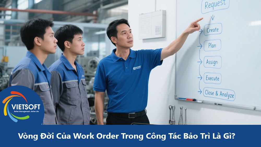 Vòng Đời Của Work Order Trong Công Tác Bảo Trì Là Gì?