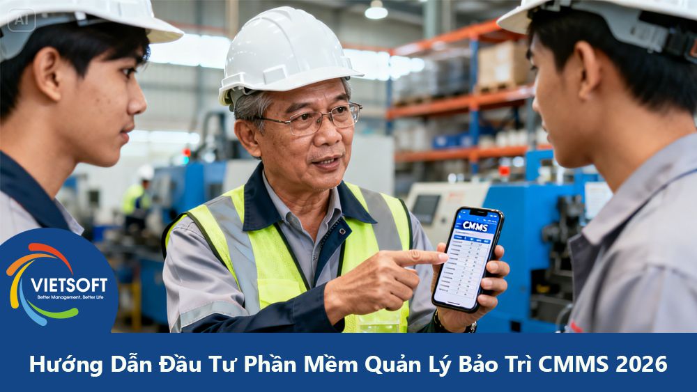 Hướng Dẫn Đầu Tư Phần Mềm Quản Lý Bảo Trì CMMS Hiệu Quả Cho Năm 2026