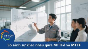 So sánh sự khác nhau giữa MTTFd và MTTF