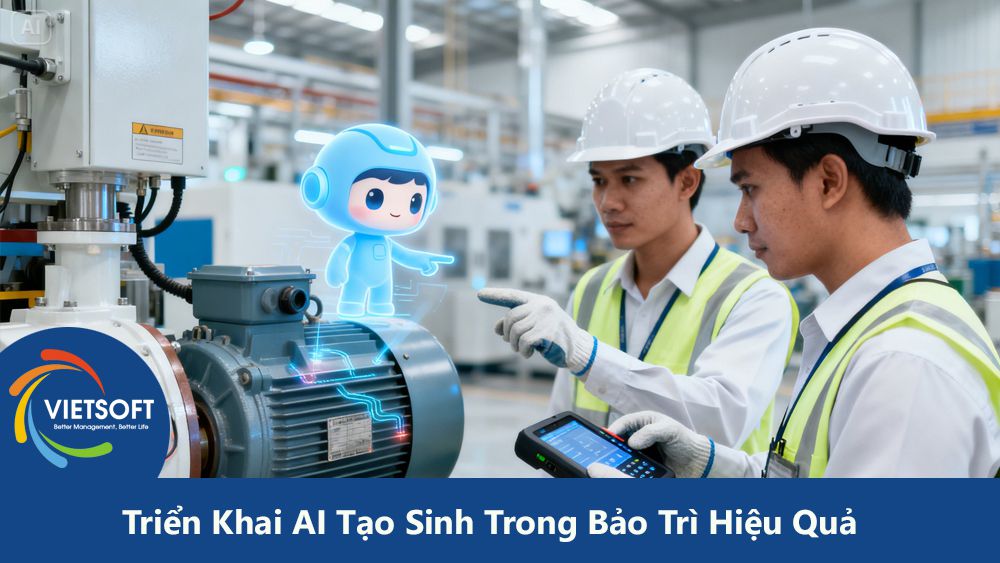 Triển Khai AI Tạo Sinh Trong Bảo Trì Hiệu Quả: Cẩm Nang Toàn Diện Cho Nhà Quản Lý