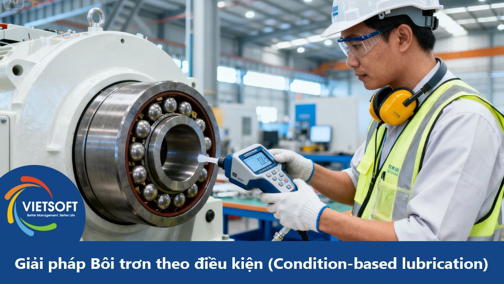Giải pháp Bôi trơn theo điều kiện (Condition-based lubrication) trong bảo trì