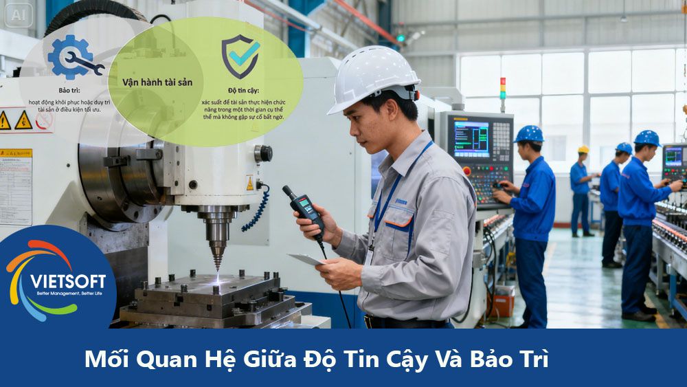 Mối Quan Hệ Giữa Độ Tin Cậy Và Bảo Trì Trong Quản Lý Tài Sản Công Nghiệp