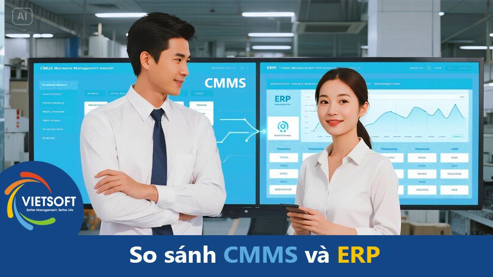 So sánh CMMS và ERP