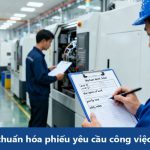 Tiêu chuẩn hóa phiếu yêu cầu công việc bảo trì