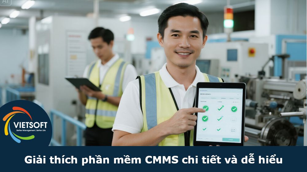 Giải thích phần mềm CMMS chi tiết và dễ hiểu