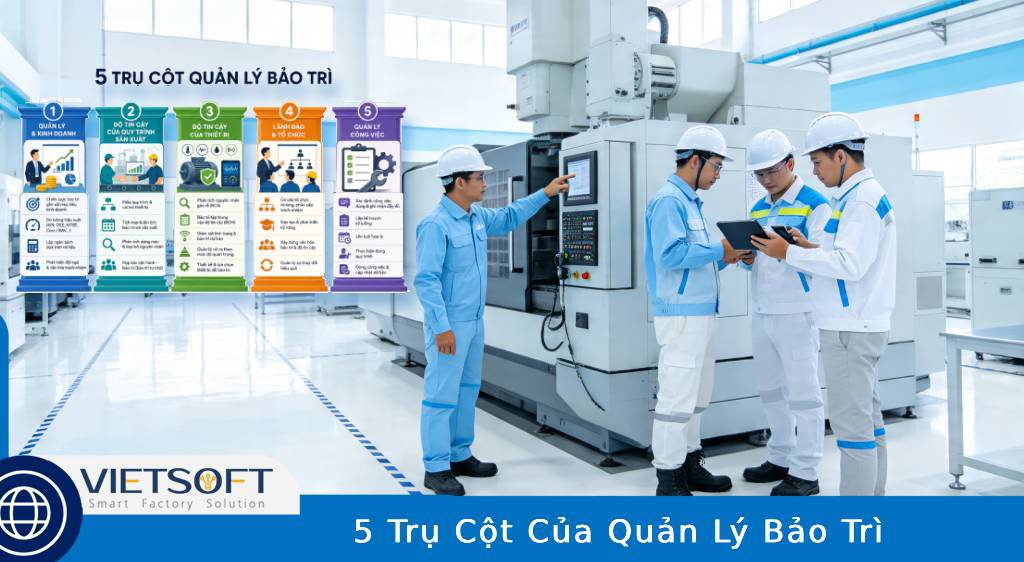 5 Trụ Cột Của Quản Lý Bảo Trì