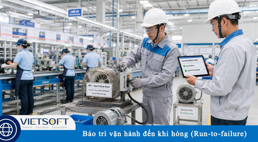 Bảo trì vận hành đến khi hỏng (Run‑to‑failure – RTF) là gì? Khi nào áp dụng và khi nào tuyệt đối tránh?